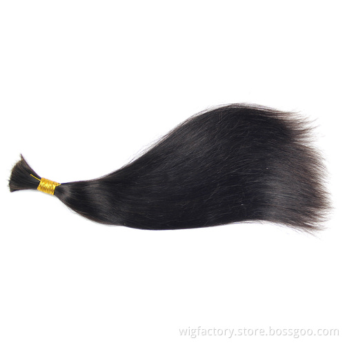 Cuticle Aligned Hair,Wholesale Virgin Human Bulk Hair Vendors, Mink Brazilian Hair Unprocessed 100% Human Hair Bulk